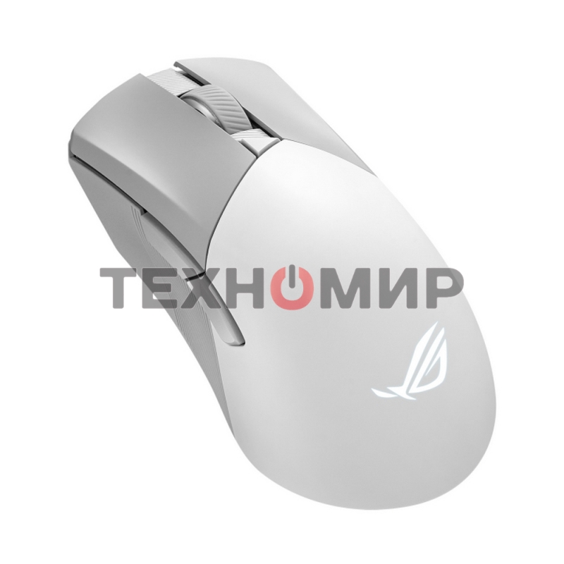 Мышь беспроводная/проводная ASUS P711 ROG Gladius III белый, 36000 dpi, радиоканал, Bluetooth, USB, кнопки - 6