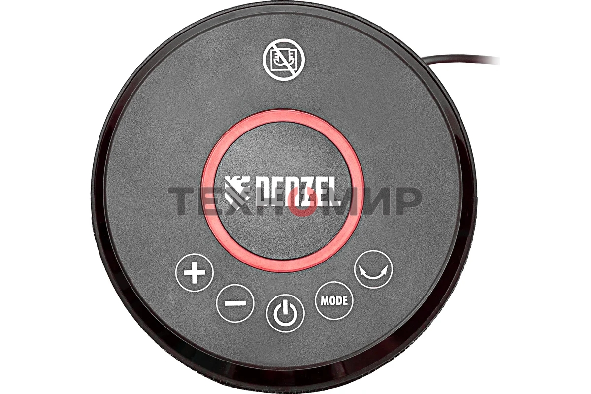 Тепловентилятор керамический Denzel DTFC-2000, 1000/2000 Вт, 20 м2, пульт, 3 режима, термостат