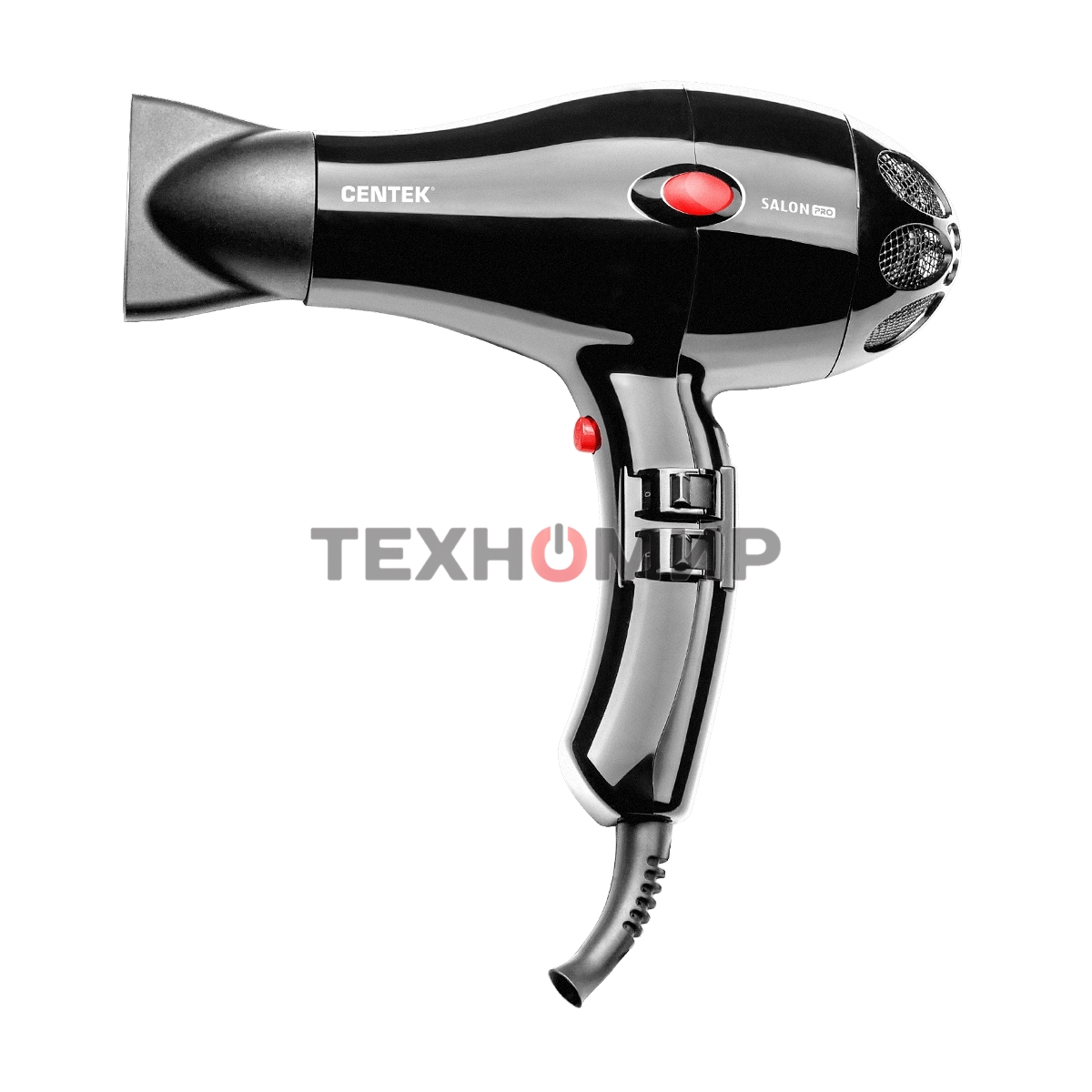 Фен Centek CT-2221 Professional черный, 2200 Вт