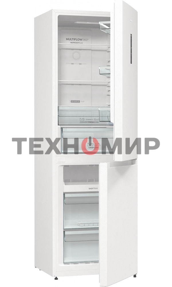 Холодильник Gorenje NRKP61EA2W4 белый двухкамерный 203/99л морозилка снизу, No Frost