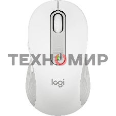 Мышь беспроводная Logitech Signature M650 белый, 4000 dpi, радиоканал, Bluetooth, USB, кнопки - 5