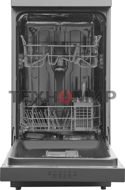 Посудомоечная машина HOTPOINT HFS 1C57 S, серебристый, 44.8 см, 10 компл., 49 дБ, класс A
