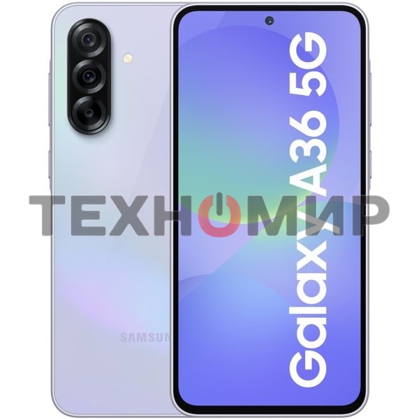 Смартфон Samsung Galaxy A36 SM-A366B, 8/256Gb, лаванда