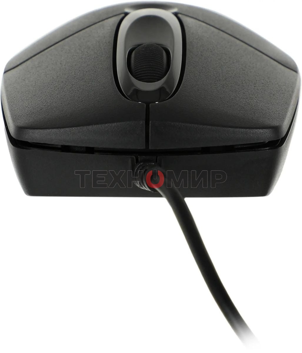Мышь проводная A4Tech OP-720 черный, 1200 dpi, USB, кнопки - 3