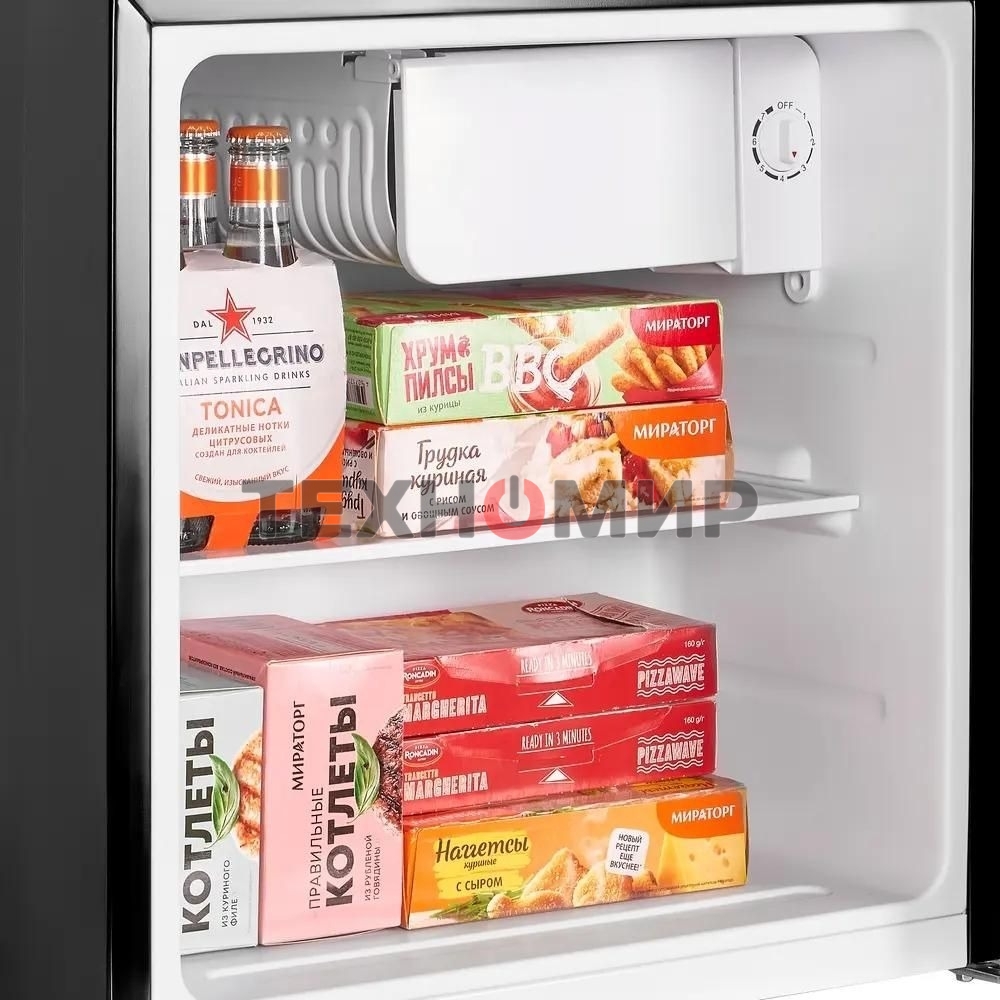 Холодильник Maunfeld MFF50RB черный однокамерный 50л, ручная разморозка