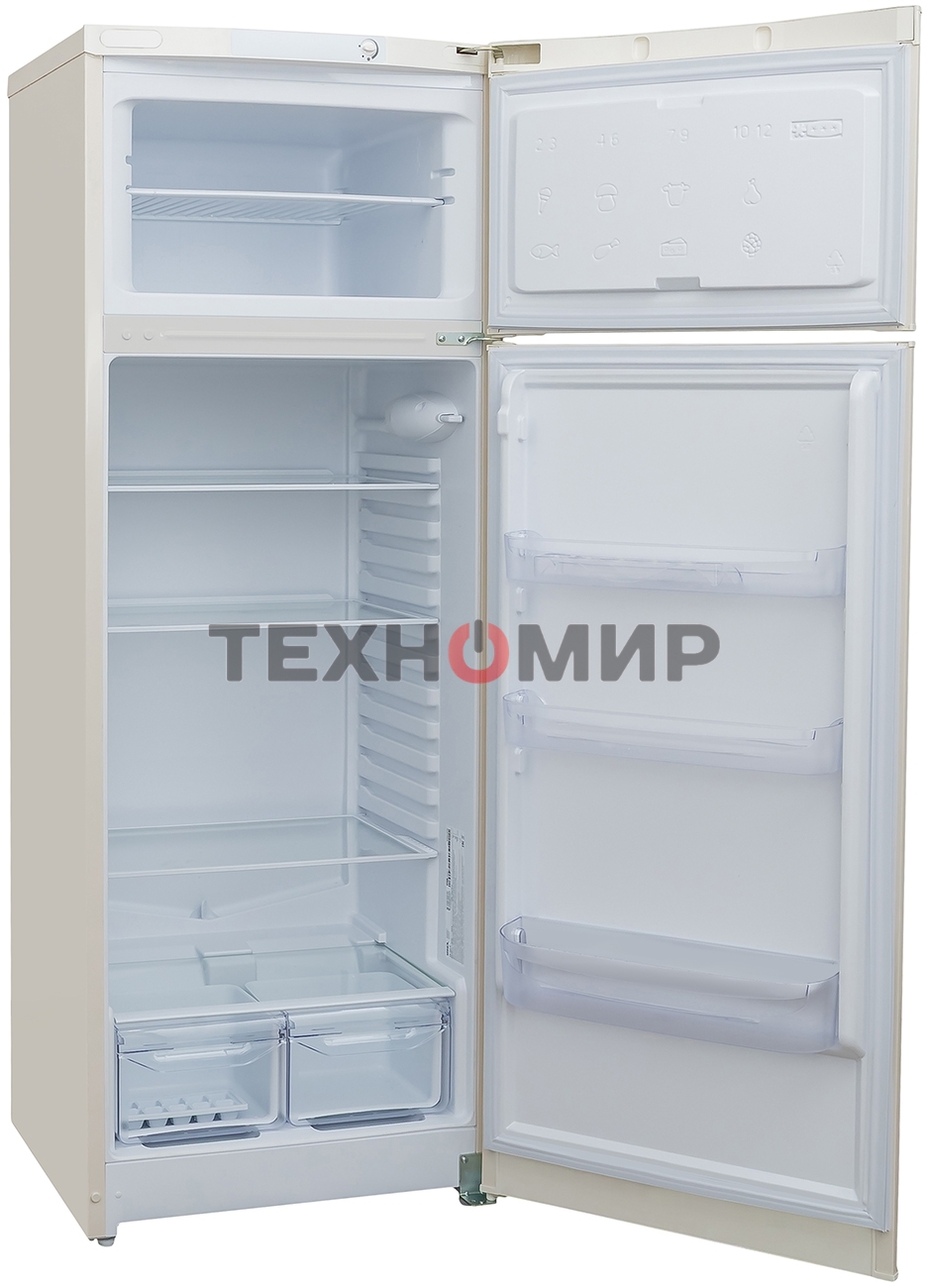 Холодильник Stinol TS 167 E бежевый двухкамерный 167/72 л морозилка сверху, капельная система