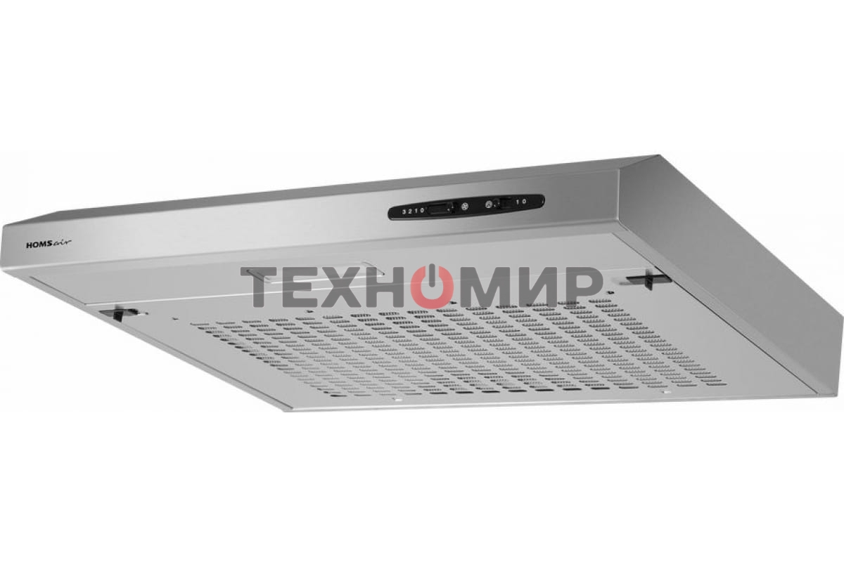 Вытяжка подвесная HOMSair Horizontal 60 нержавеющая сталь, 60 см, 420 куб. м/ч, 45 дБ