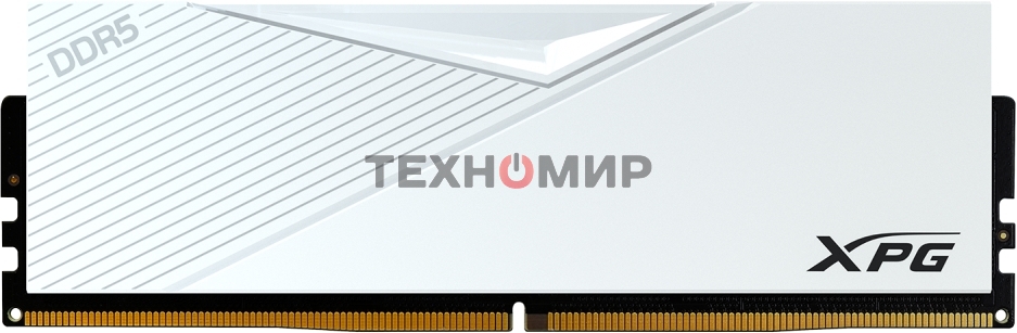 Оперативная память XPG Lancer, DDR5, 64GB (2x32GB), 6000MHz, CL30, DIMM, с радиаторами, белый