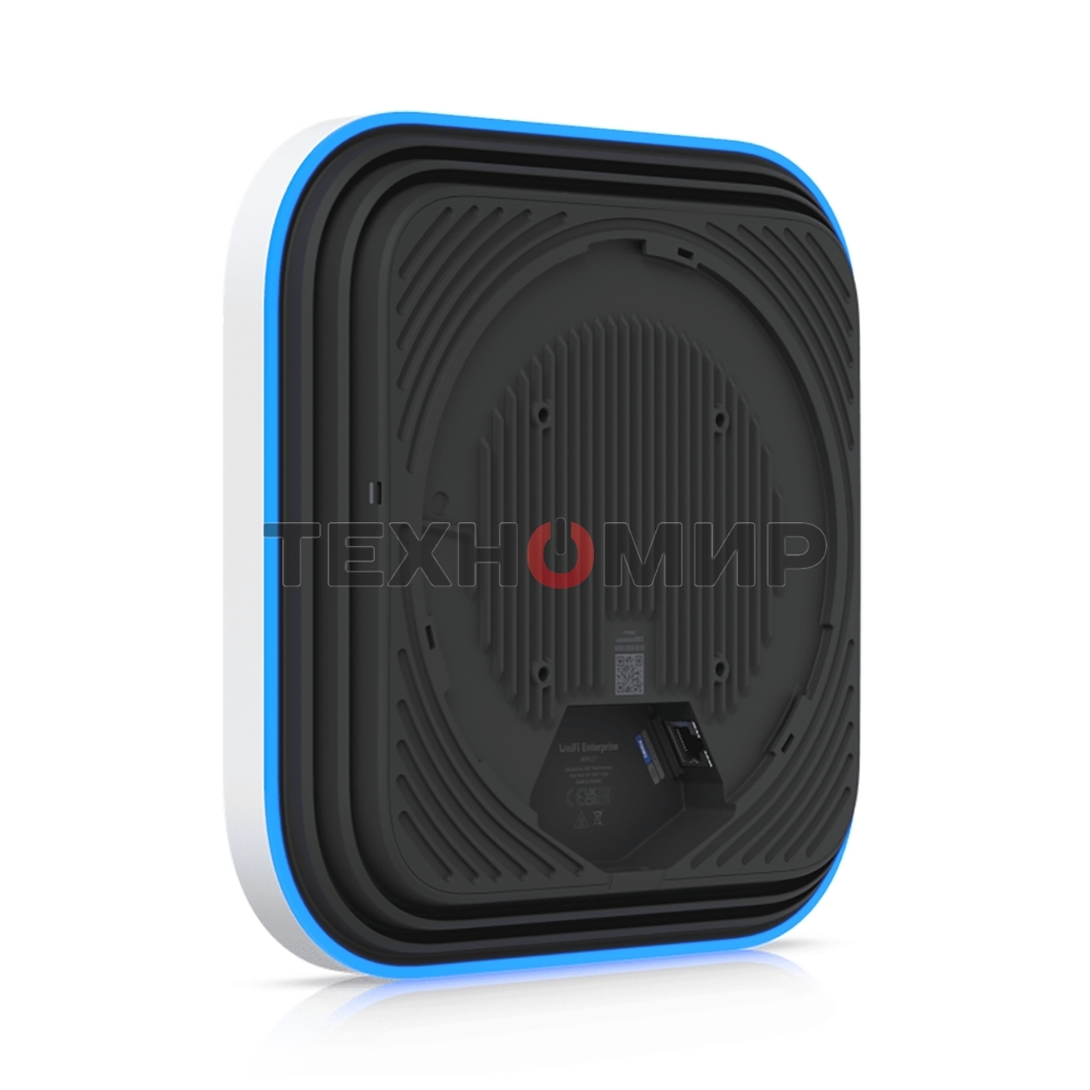 Точка доступа Wi-Fi Ubiquiti UniFi E7 AP 2,4+5+6 ГГц, Wi-Fi 7, 4х4 MU-MIMO, 802.3bt, 1х 10G RJ45, 1х 1G RJ45