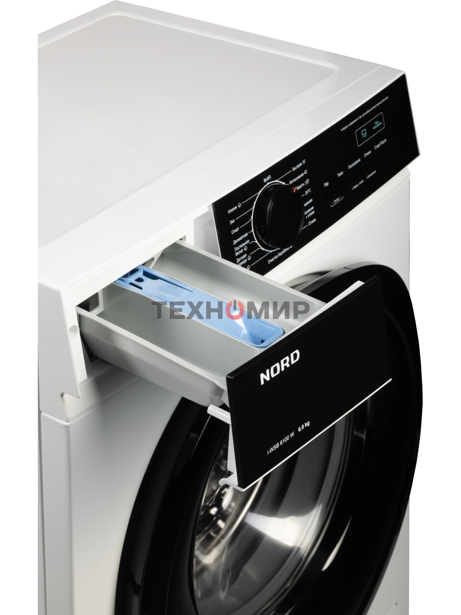 Стиральная машина NORD i-WSB 6100 W белый, загрузка фронтальная 6 кг, 1000 об/мин, класс: А+++