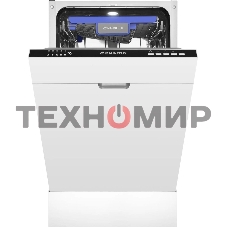 Встраиваемая посудомоечная машина Maunfeld MLP45230, белый, 44.8 см, 10 компл., 47 дБ, класс A++