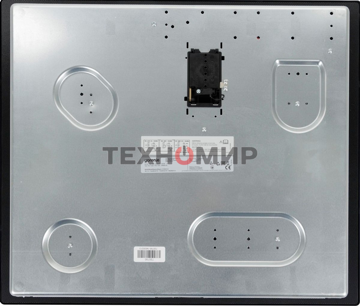 Варочная поверхность Gorenje EC642CLB, конфорок: 4 шт., стеклокерамика, независимая, черный