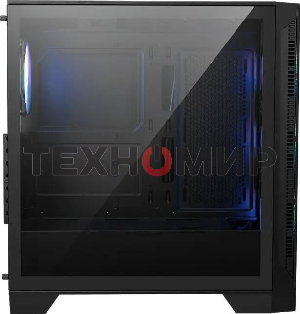 Компьютерный корпус MSI MAG Forge 321R Airflow черный без БП ATX 4x120мм 2xUSB 3.0 1xUSB3.1 audio bott PSU