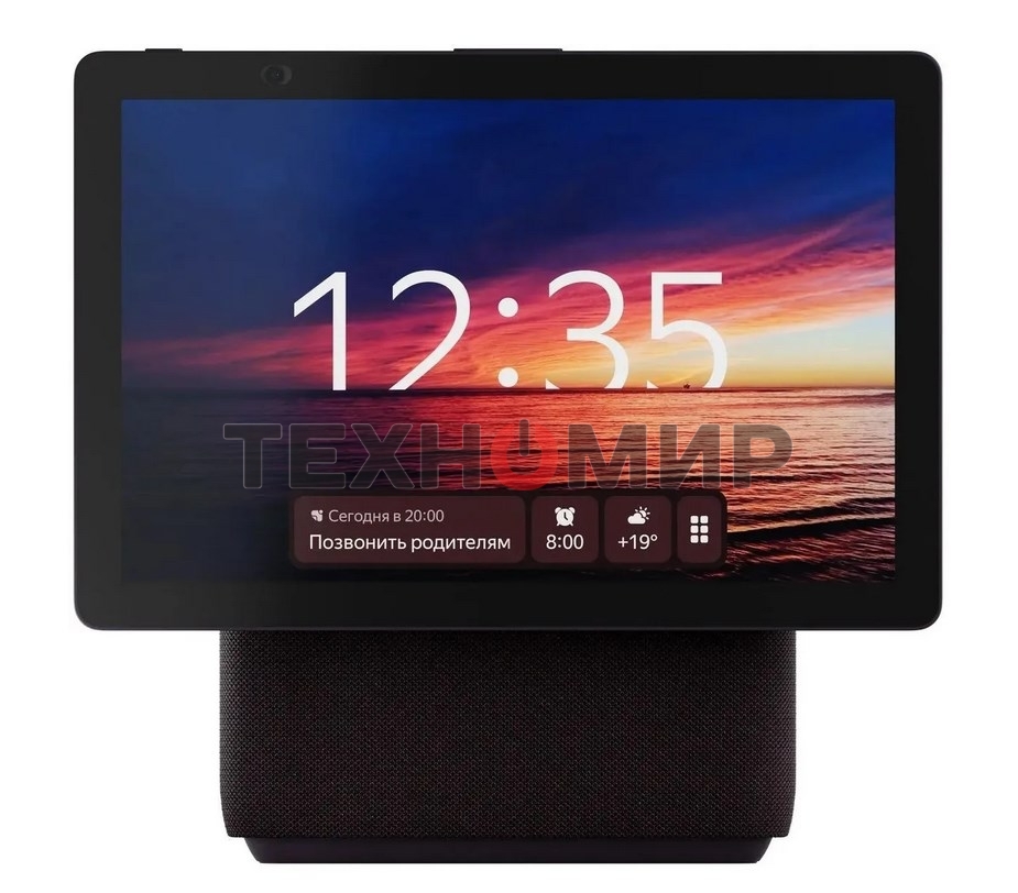 Умная колонка Яндекс Станция Дуо Макс, Zigbee, с дисплеем, 60Вт, с голосовым ассистентом Алиса на YaGPT, красный (YNDX-00055RED)