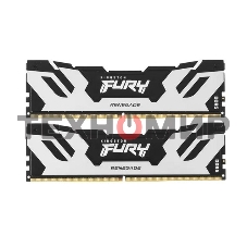 Оперативная память Kingston Fury Renegade, DDR5, 96Gb (2x48GB), 6000MHz, CL32, DIMM, с радиаторами, серебристый/черный