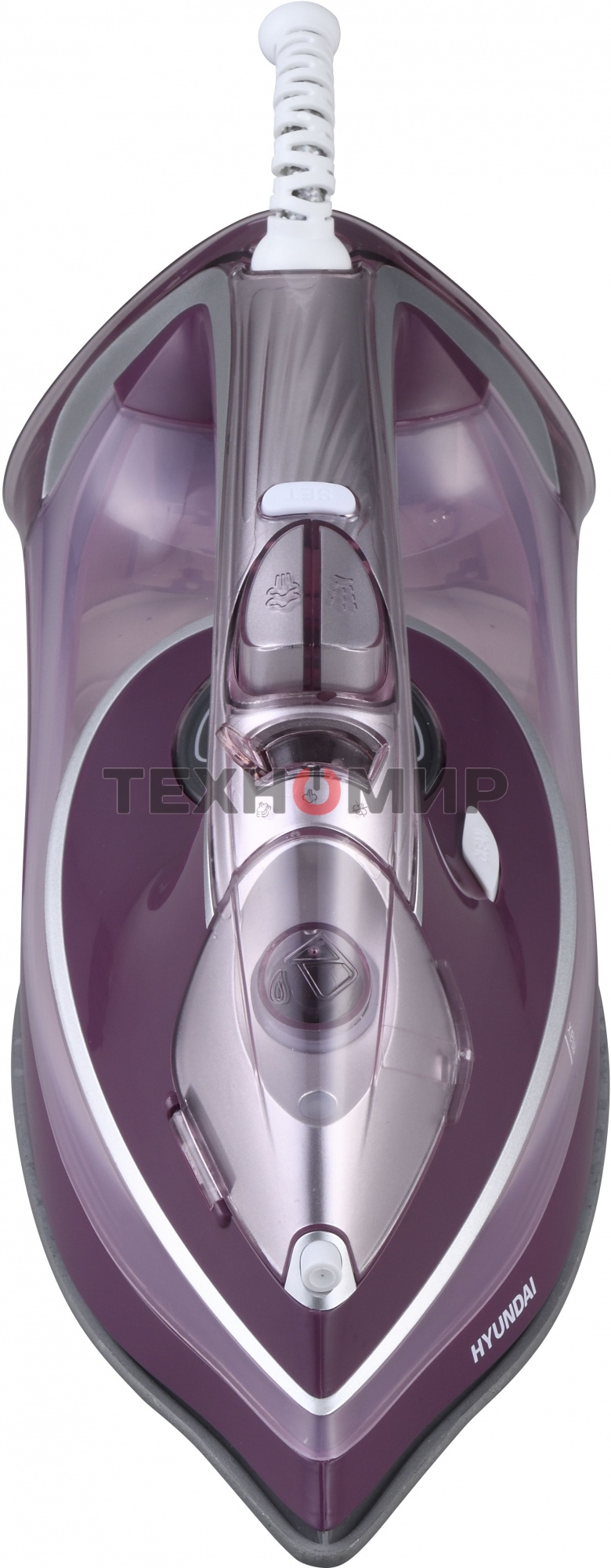 Утюг Hyundai H-SI01780 3100Вт розовый/бордовый