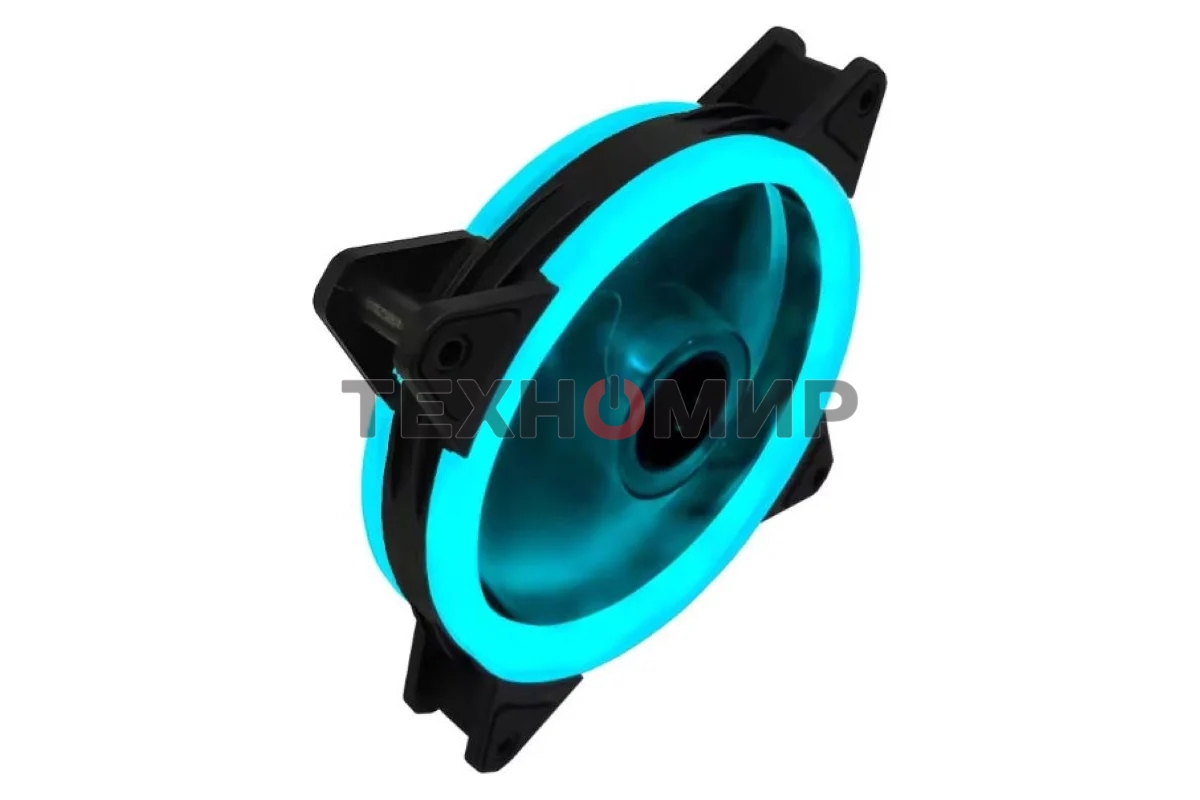 Вентилятор для корпуса Gembird черный, 120 мм, 1200 об/мин, 20.5 дБ, 3 pin