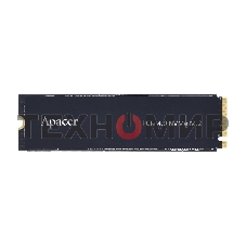 Накопитель SSD Apacer AS2280Q4X, 512Gb, M.2 2280, PCIe 4.0 x4, NVMe, R/W 4500/2500, с радиатором