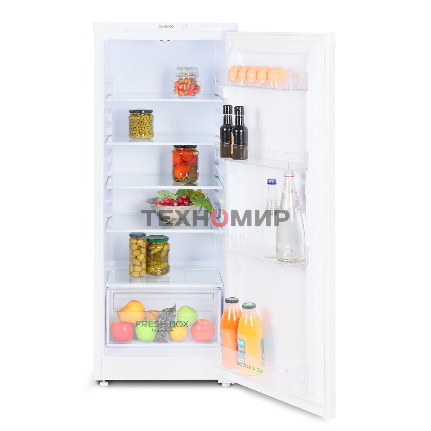 Холодильник Бирюса 411 белый однокамерный 180л