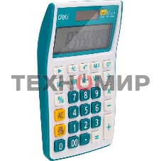 Калькулятор настольный Deli E1238/BLUE синий 12-разр.