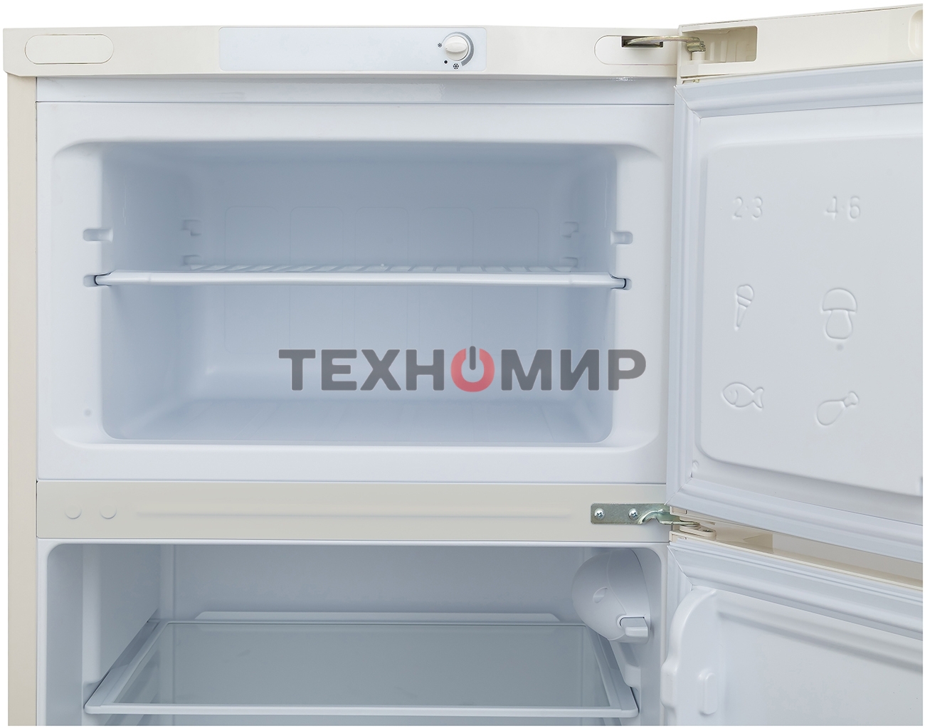 Холодильник Stinol TS 167 E бежевый двухкамерный 167/72 л морозилка сверху, капельная система