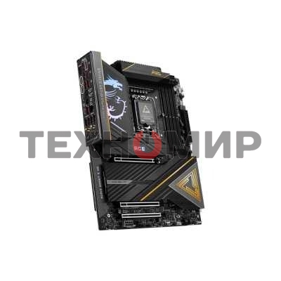 Материнская плата MSI MEG Z890 ACE, LGA 1851, Intel Z890, 4xDDR5, 4xSATA, 5xM.2, 1xPCIe 5.0 x16, 1xPCIe 5.0 x8, 1xPCIe 4.0 x4, 1xHDMI, 1x 10Gb LAN, 11xUSB-A 3.2 Gen 2, 2xUSB-C 3.2 Gen 2, 2xThunderbolt 4, 2x3.5 мм, 7.1, ATX