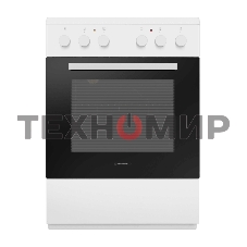 Плита электрическая Maunfeld MEC65CW07 белый, конфорок 4 шт, духовка 60 л, 60 см x 85 см x 60 см