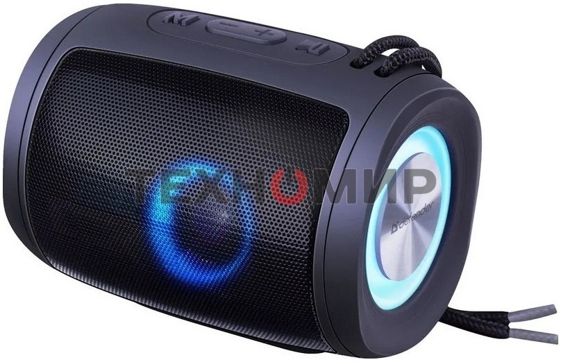 Портативная колонка Defender Enjoy S200 5Вт Light/BT/FM/USB/TF/1200мА·ч черный
