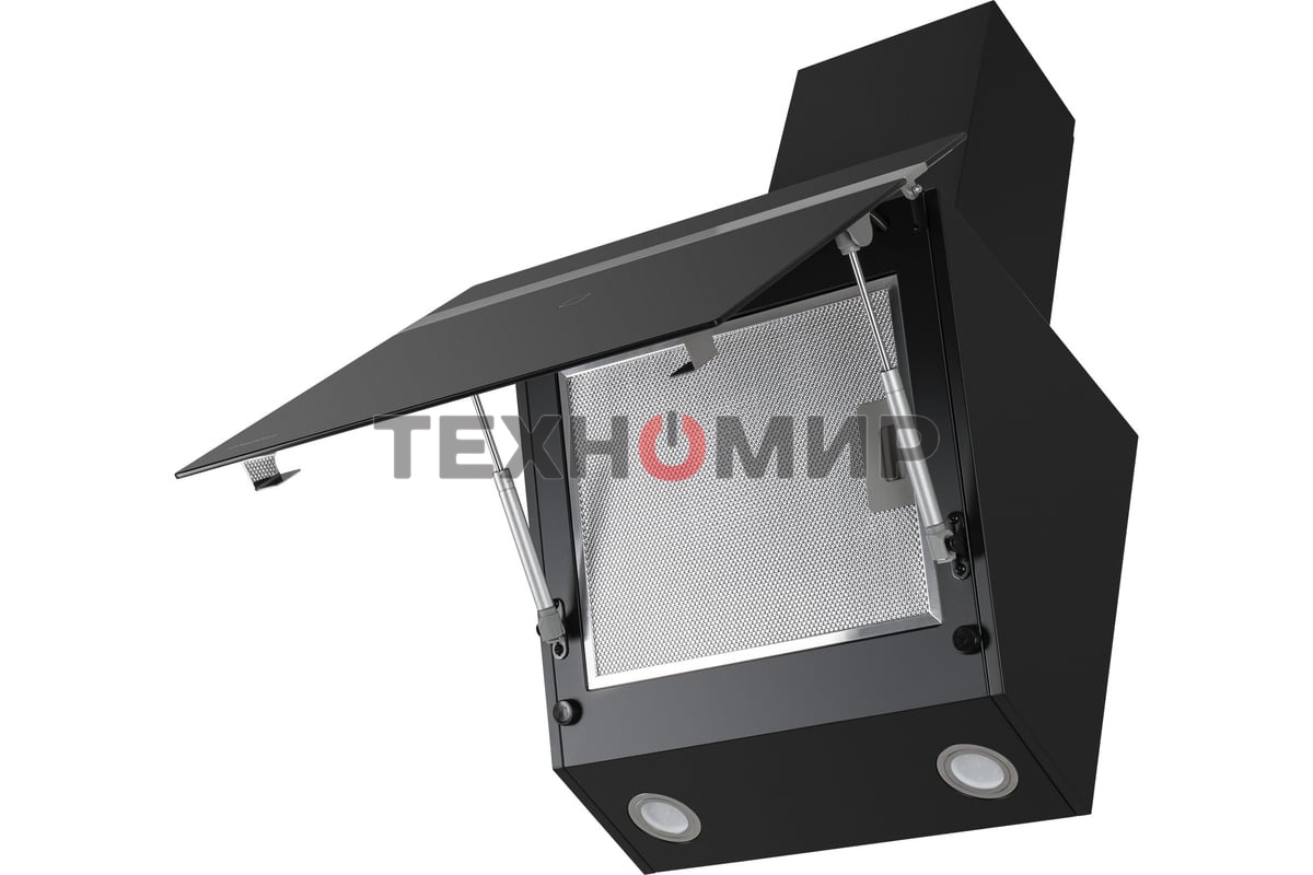 Вытяжка наклонная Maunfeld Medway 60 черная, 60 см, 1000 куб. м/ч, 54 дБ