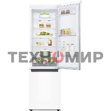 Холодильник LG GA-B509LQYL белый двухкамерный 277/107л морозилка снизу, No Frost