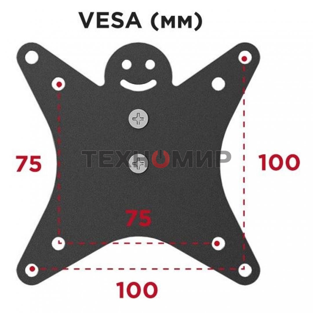 Кронштейн настольный для мониторов HOLDER MDS-M101 черный