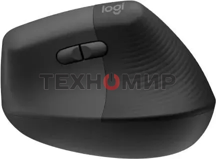 Мышь беспроводная Logitech Lift графитовый, 4000 dpi, радиоканал, Bluetooth, USB, кнопки - 6