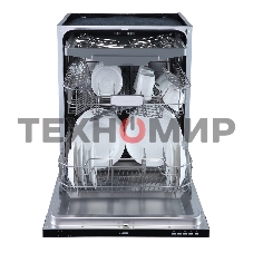 Встраиваемая посудомоечная машина Бирюса DWB-614/6, черный, 59.8 см, 14 компл., 47 дБ, класс A++