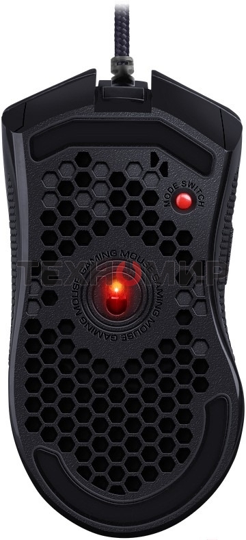 Мышь проводная REDRAGON Storm Basic чёрный, 12400 dpi, USB, кнопки - 5