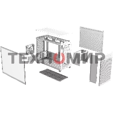 Компьютерный корпус Asus AP201 PRIME CASE TG WHITE AP201/WHT/TG