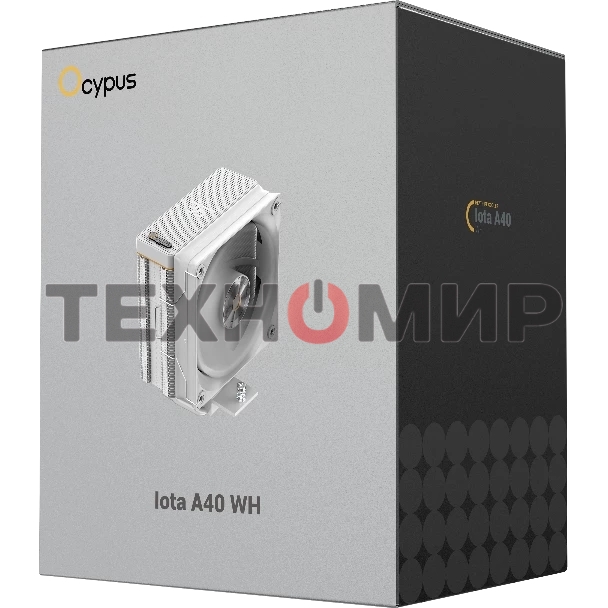 Вентилятор Cooler Ocypus Iota A40 WH Iota-A40-WH белый 120мм алюминий+медь 2000rpm 29db 4-pin 220W 156мм