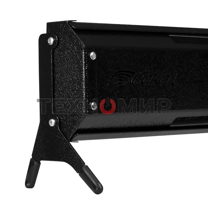 Конвектор электрический плинтусный СОКОЛ 60-0124, черный, 450 Вт, 15 м2