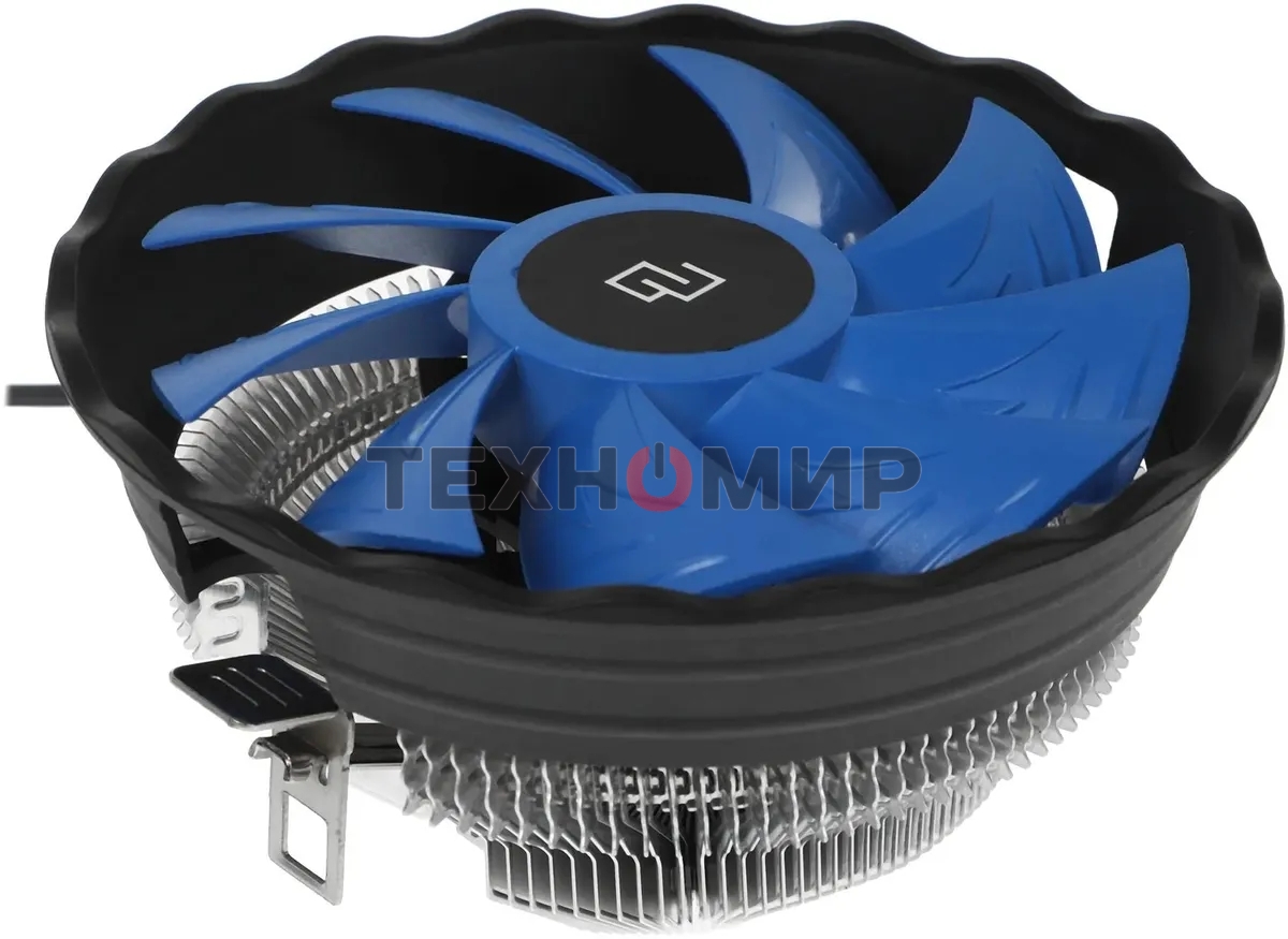 Кулер Digma D-CPC95-PWM2 синий/черный 120мм алюминий 1500rpm 29db 4-pin 95W 66мм