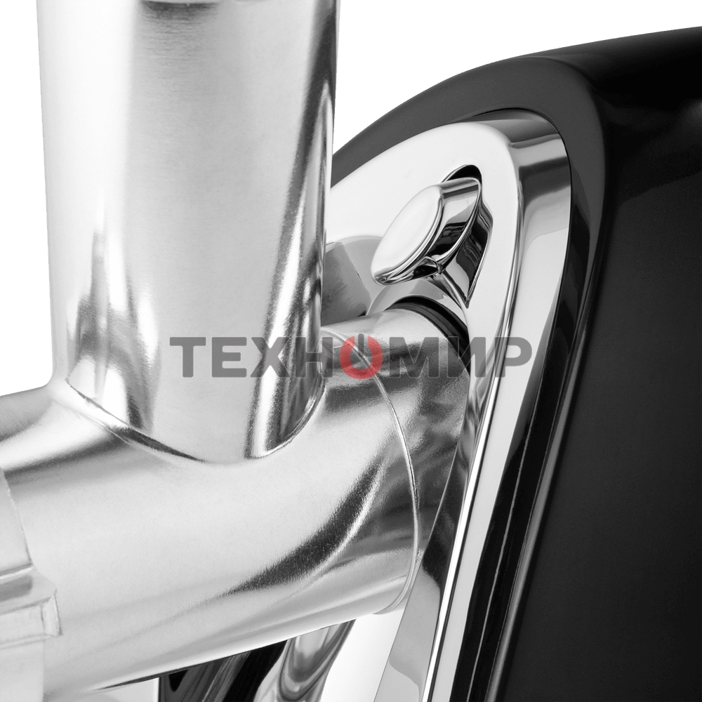 Мясорубка электрическая Maunfeld MF-233BK черный, 1360 Вт, 1.5 кг/мин, реверс, металлический лоток, насадки - 5