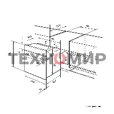 Духовой шкаф электрический Lex EDM 4570 BBL черный