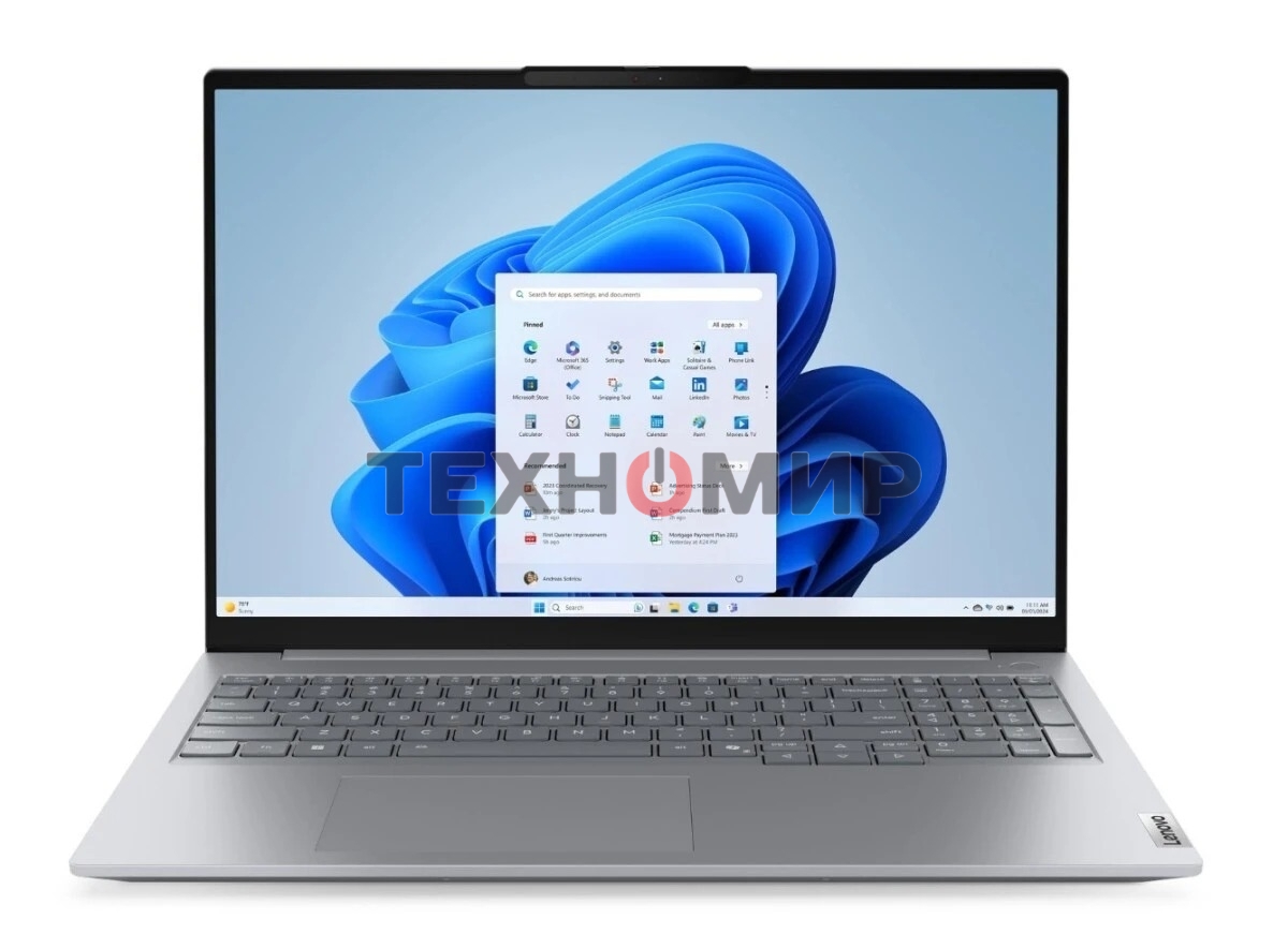 Ноутбук Lenovo ThinkBook 16 G8 IAL U7-255H/16Gb/512Gb/DOS