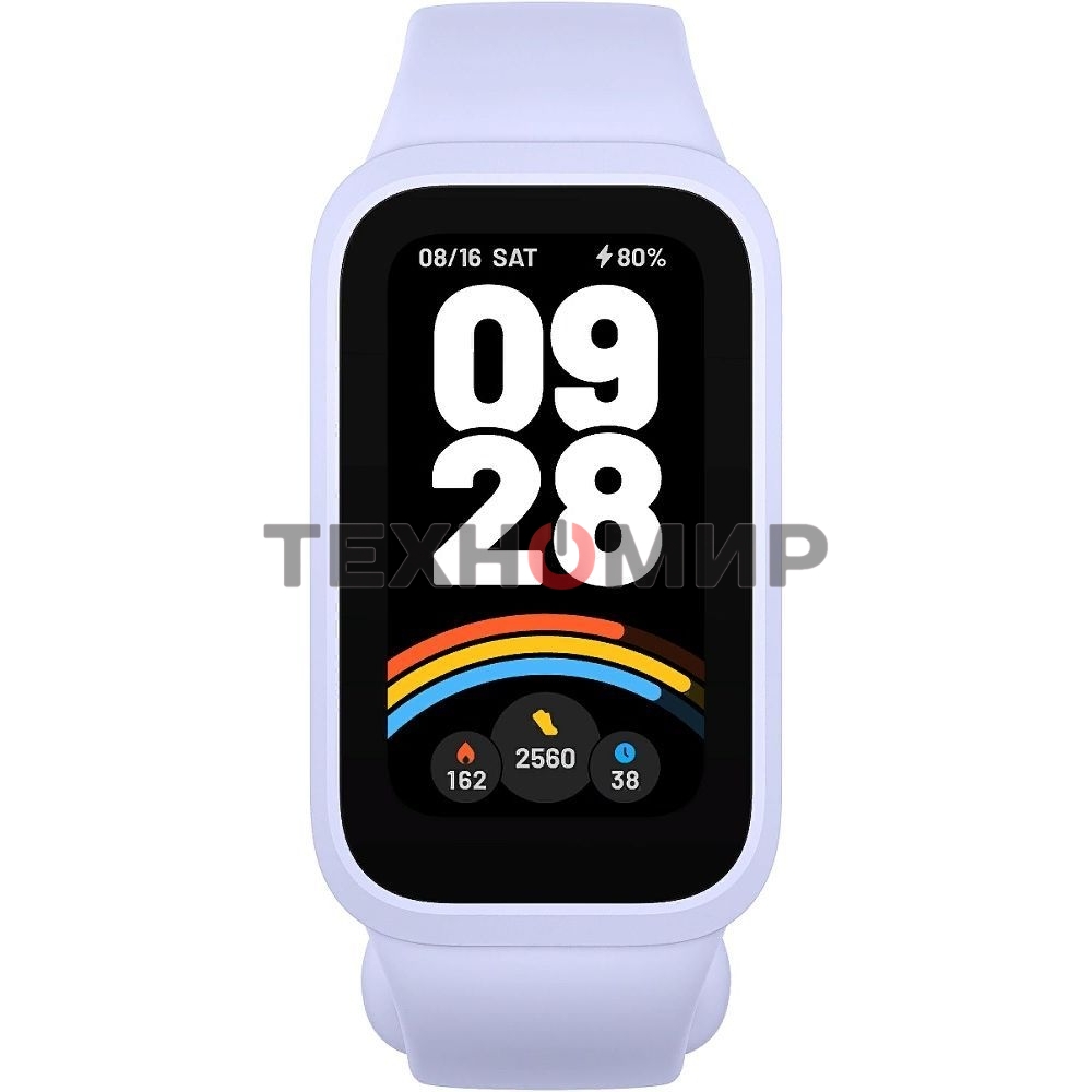 Фитнес-браслет Xiaomi Smart Band 9 Active TFT корп.:фиолетовый рем.:фиолетовый (BHR08L3GL)