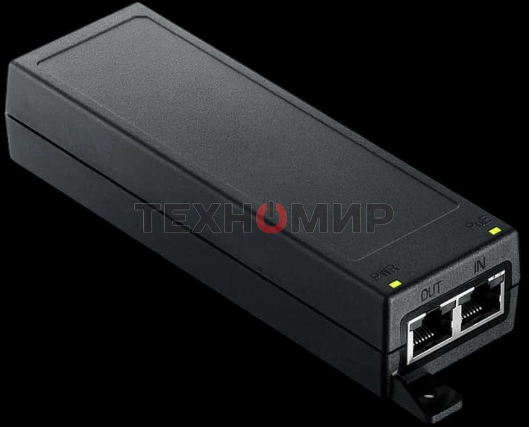 Мультигигабитный PoE инжектор Zyxel PoE12-90W, 802.3af/at/bt (90 Вт), 2xRJ-45: 1/2.5/5/10G
