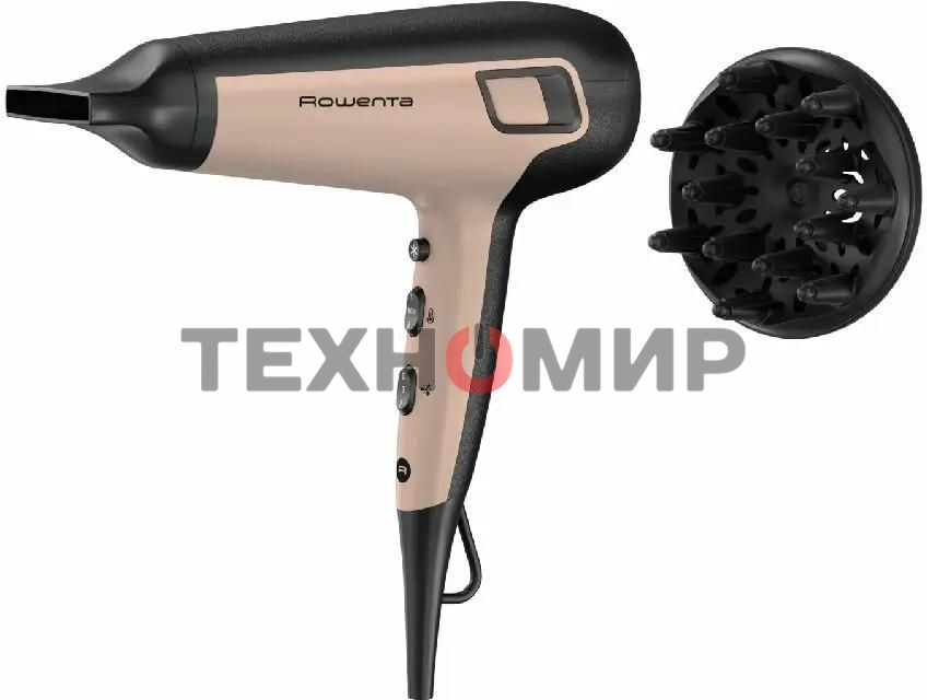 Фен Rowenta CV5E30E0 1900Вт бежевый/черный (1830009613)