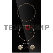 Индукционная варочная панель Maunfeld CVI292MBKBR, конфорок: 2 шт., стеклокерамика, независимая, черный