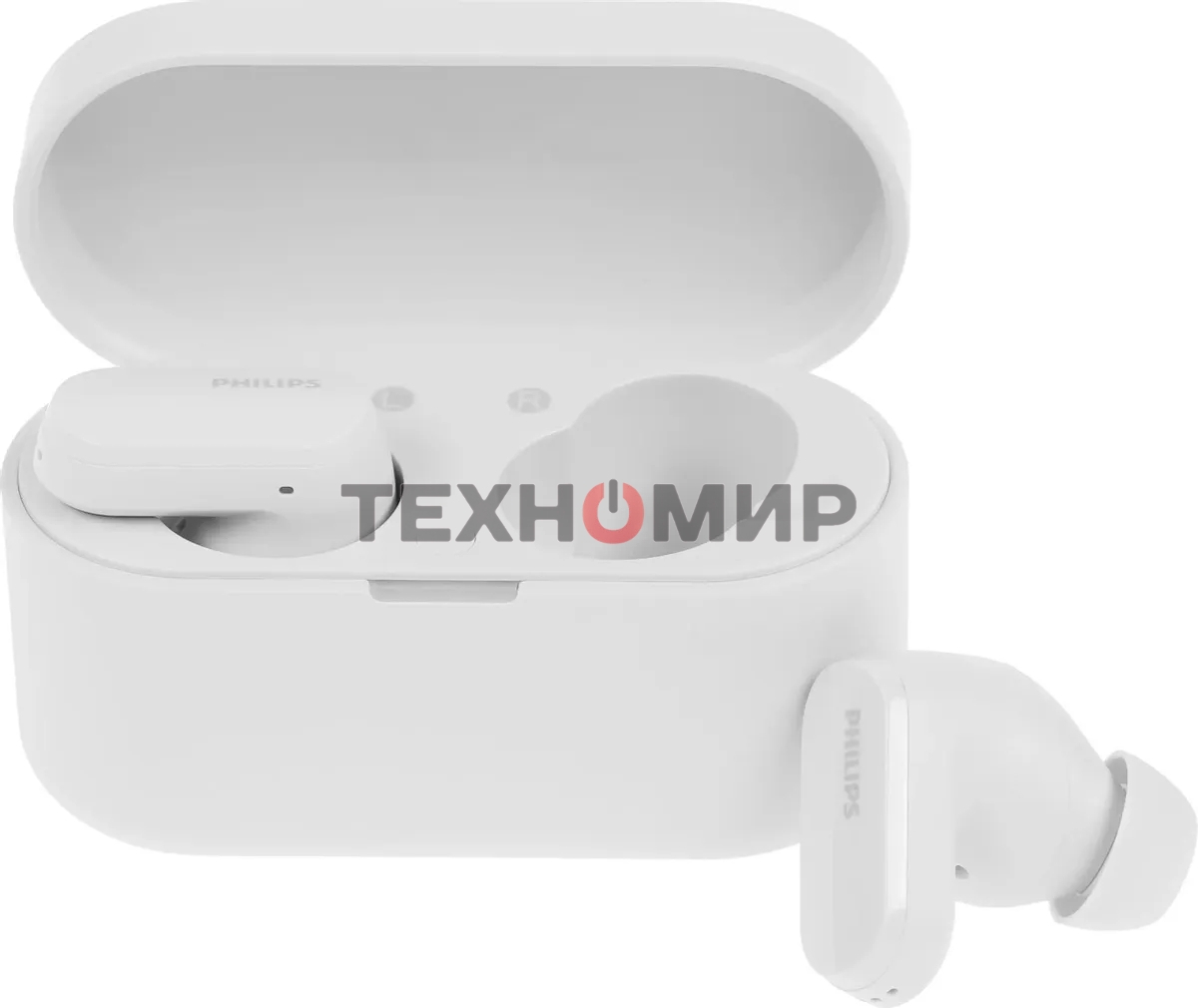 Гарнитура внутриканальные Philips TAT3508WT/00 белый беспроводные bluetooth в ушной раковине