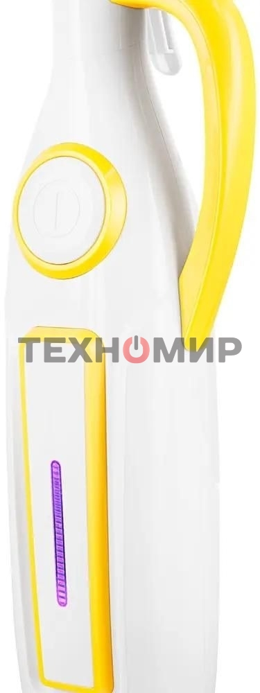 Швабра паровая Kitfort КТ-1097 1250Вт белый/желтый