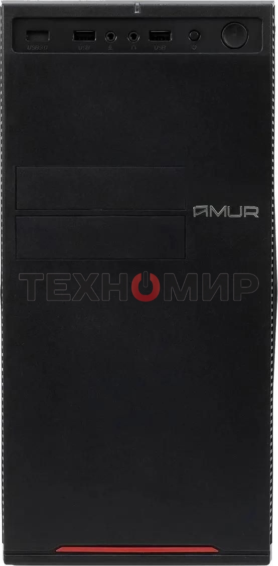 Компьютер Amur Нарвал B7I21 MT i5 12400 (2.5) 16Gb SSD 512Gb UHDG 730 FreeDOS 2.5xGbitEth 500W мышь клавиатура черный (RUS) (2147011)
