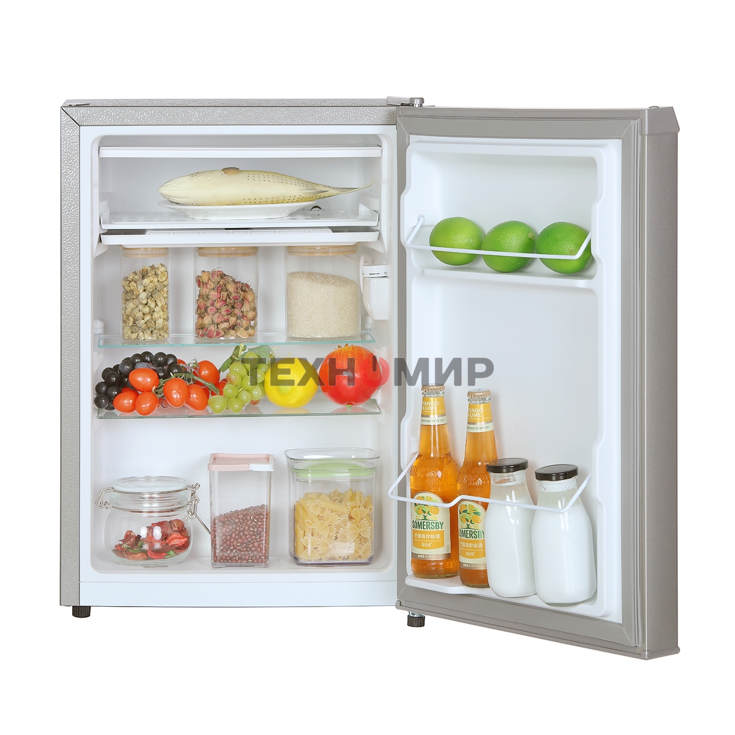 Холодильник Бирюса 81M металлик однокамерный 62л