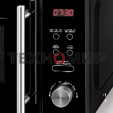Микроволновая печь BBK 20MWG-732T/B-M черный, 20 л, 700 Вт, переключатели - кнопки, поворотный механизм